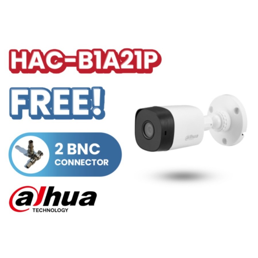 DAHUA HAC-B1A21P กล้องวงจรปิด 2MP Dahua Cooper กล้องวงจรปิดกลางแจ้ง