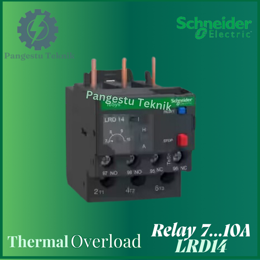Schneider TOR 7....10A LRD 14 รีเลย์โอเวอร์โหลดความร้อน - LRD14