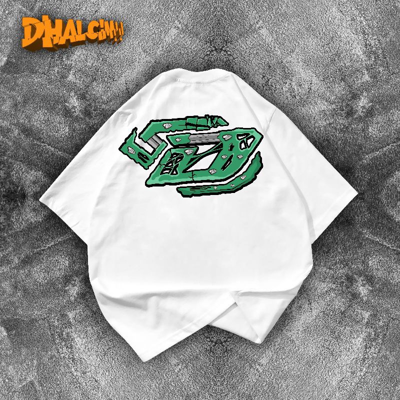 DISTRO โลโก้เสื้อยืด (D) ZOMBIE รุ่น FUL COTTON 24S, โลโก้ D เสื้อยืด ZOMBIE รุ่น, โลโก้ D T-SHIRT, 