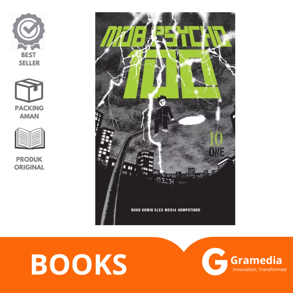 Gramedia Lampung - Mob Psycho 100 10