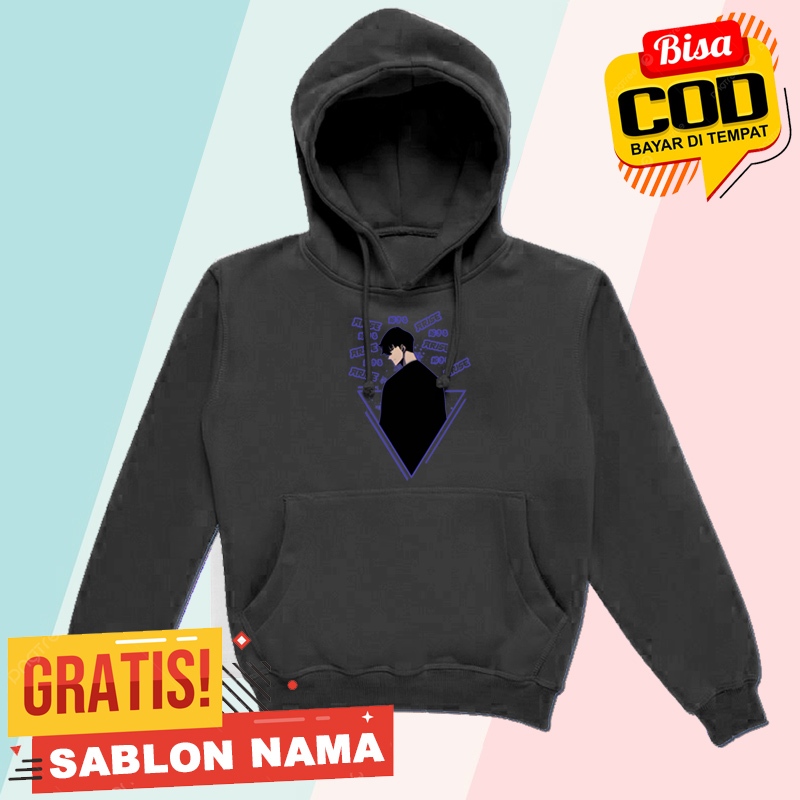 Solo Leveling Sun Jin Woo Aries เสื้อแจ็คเก็ตมีฮู้ดเด็ก/เด็กชายและเด็กหญิง Hoodie เสื้อกันหนาวที่กํา