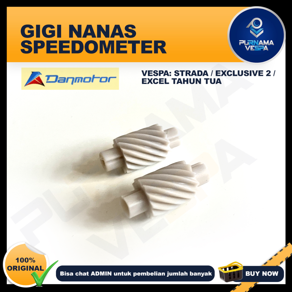 Speedometer Pineapple Gear สําหรับ Vespa STRADA/EXCLUSIVE 2/EXCLUSIVE OLD YEAR (ยี่ห้อ: Danmotor)