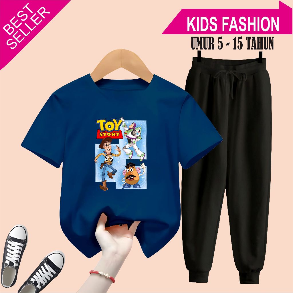 MCL - กางเกงจ็อกเกอร์เด็ก 5-15 Years Old Toy Story Motif