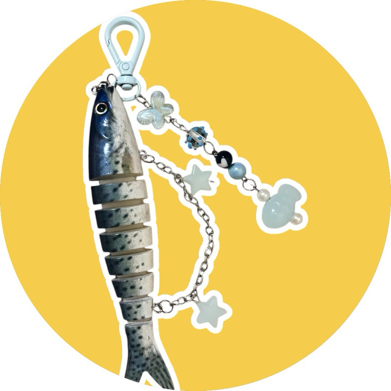 Braunaya Trinkets - Fish Bagcharm/พวงกุญแจ