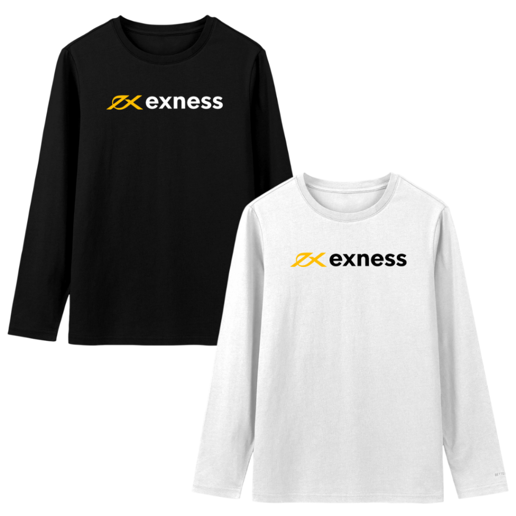 T Shirt Trading Crypto Exness Long Sleeve Cotton Combed 30s Unisex