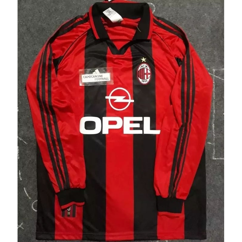 Jersey AC MILAN RETRO 1998 1999 98 99 1996 1997 1995 Home 96 97 95 2000 00 Home BLOKECORE SKENA FULL