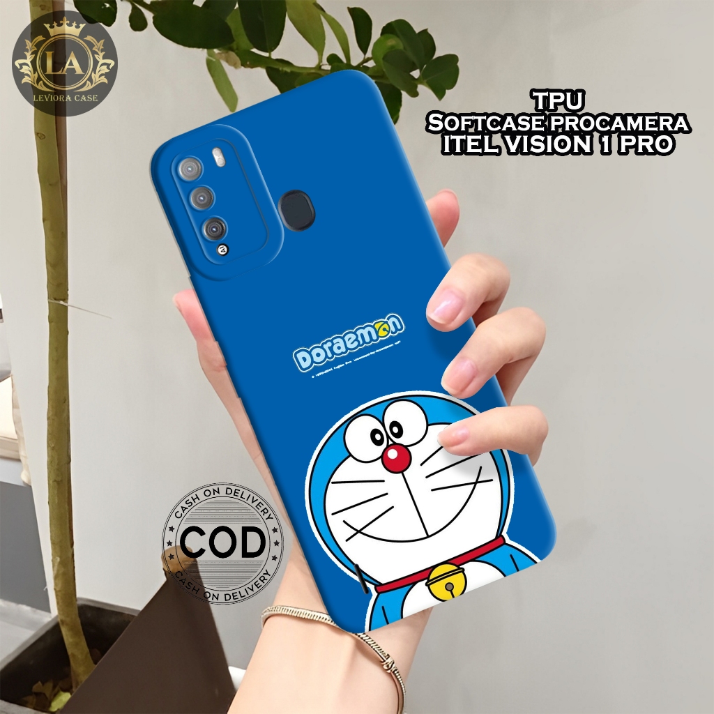 เคส HP ล่าสุด ITEL VISION 1 PRO - เคส Leviora - เคส Doraemon Fashion - ITEL VISION 1 PRO Softcase - 