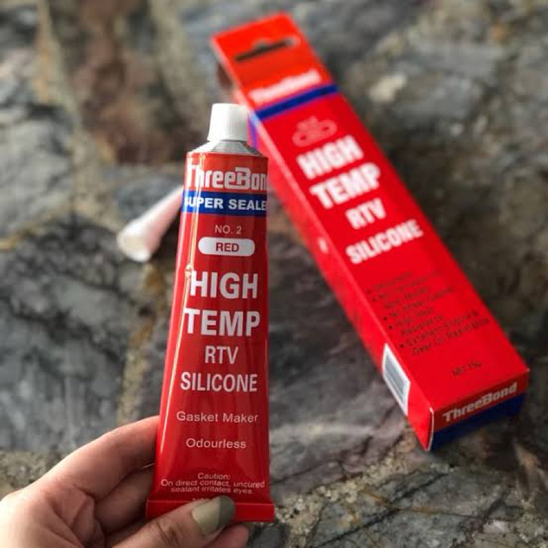 MERAH THREEBOND HI TEMP GLUE 75G สีแดง