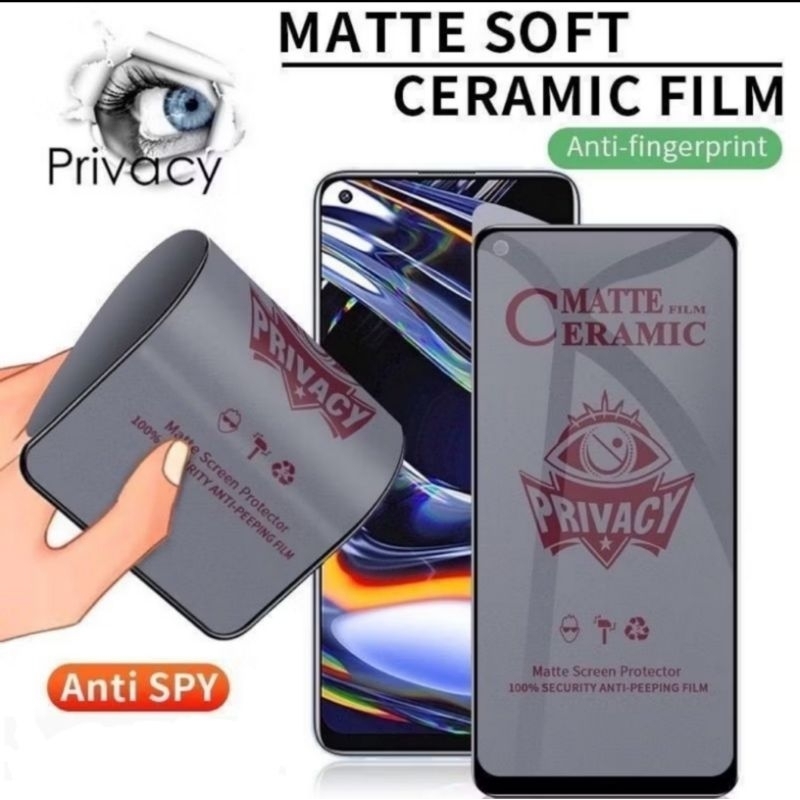 เซรามิค Matte Anti Spy Vivo Z1 Z1 Pro Z1i Z3 Z3x Z5 Z5x X21 X23 X27 X27 Pro X30 X30 Pro X50 5G