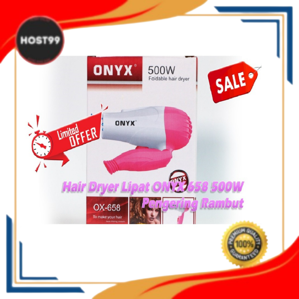 DH - ONYX 658 500W FOLDABLE HAIR DRYER 0270