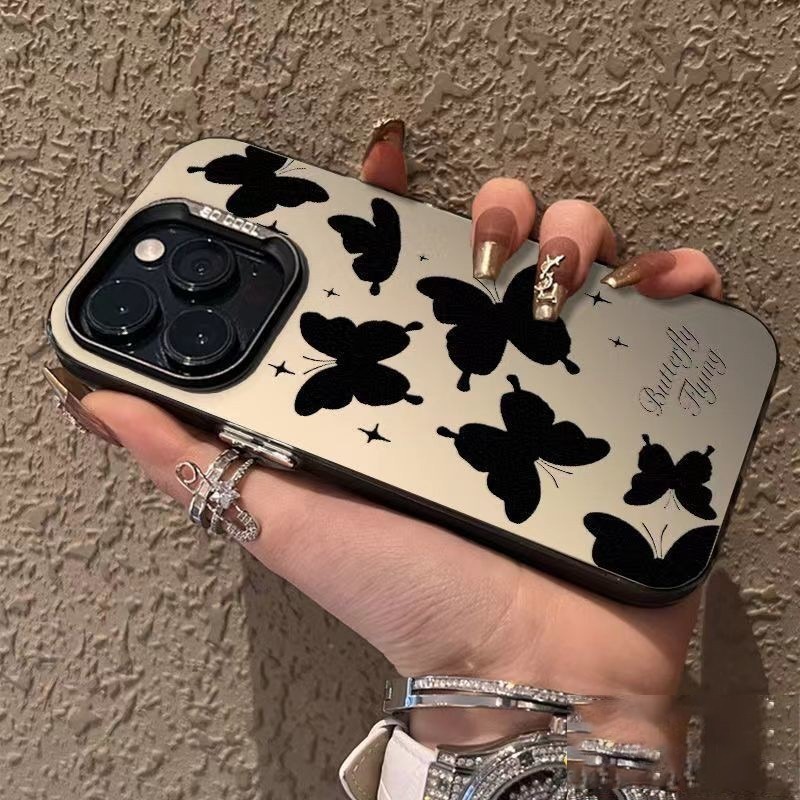 YX05 Premium Matte Hard Case ผีเสื้อ Hardcase ปลอก Hp เข้ากันได้กับ Samsung A15 A20 A20S A22 A24 A25