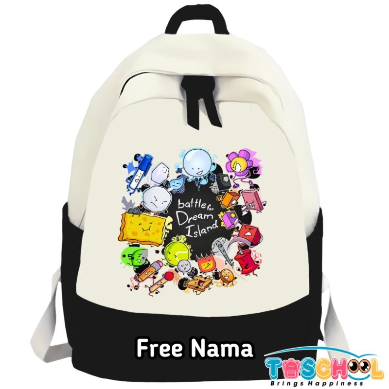 Bfdi BATTLE CHILDRENS BACKPACK สําหรับ DREAM ISLAND ฟรี NAME