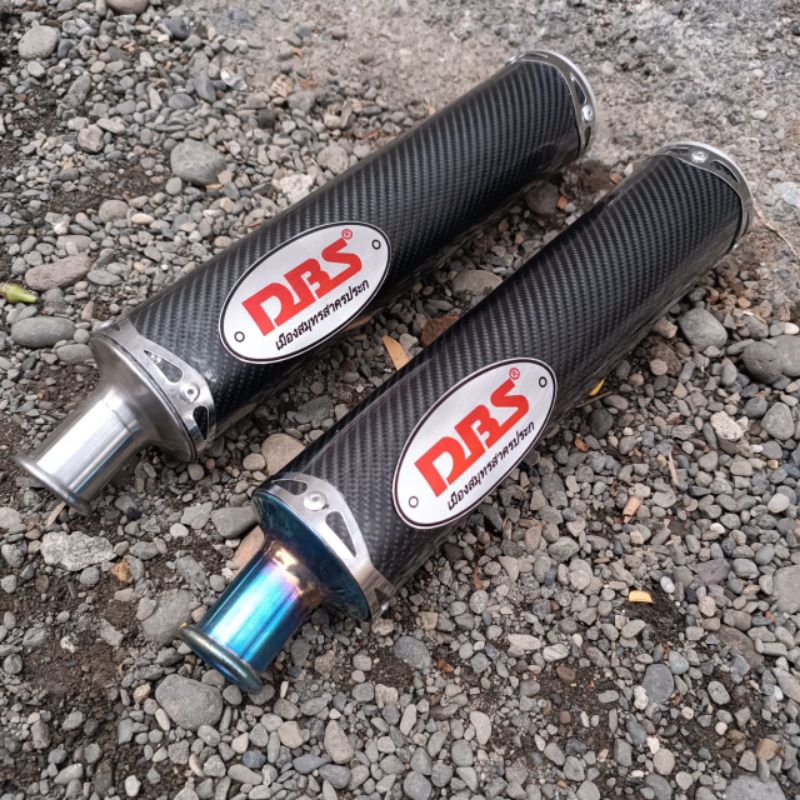 DBS Exhaust/Exhaust 2Stroke Stainless blue Type - Muffler DBS 2Stroke Only