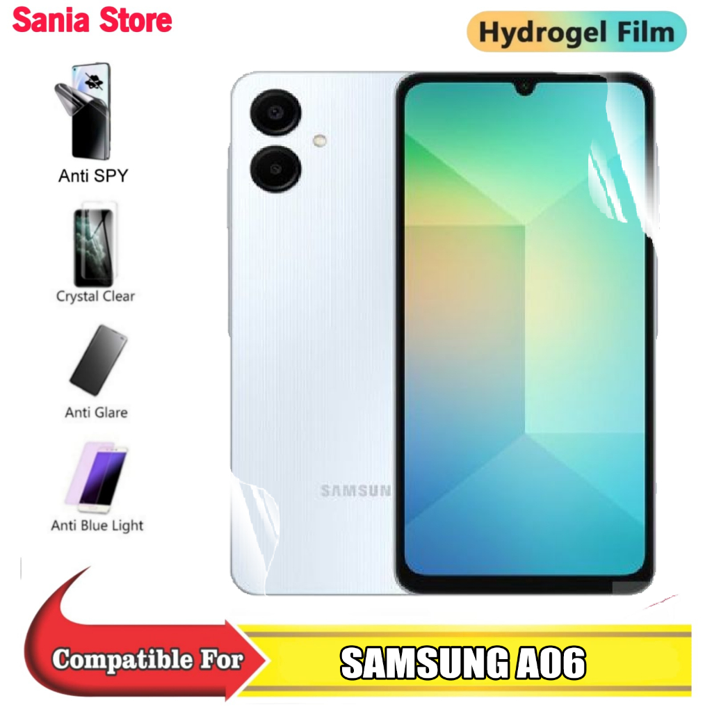ฟิล์มกันรอย SAMSUNG A06 ฟิล์มไฮโดรเจล ไม่ใช่กระจกนิรภัย