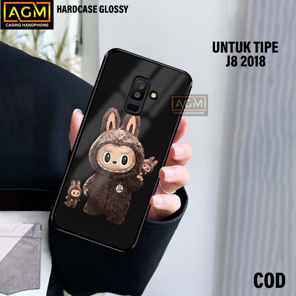 HP ล่าสุด Samsung J8 2018 Case Shiny New Glossy Samsung J8 2018 Phone Case [cute Motif] - AGM Hardca