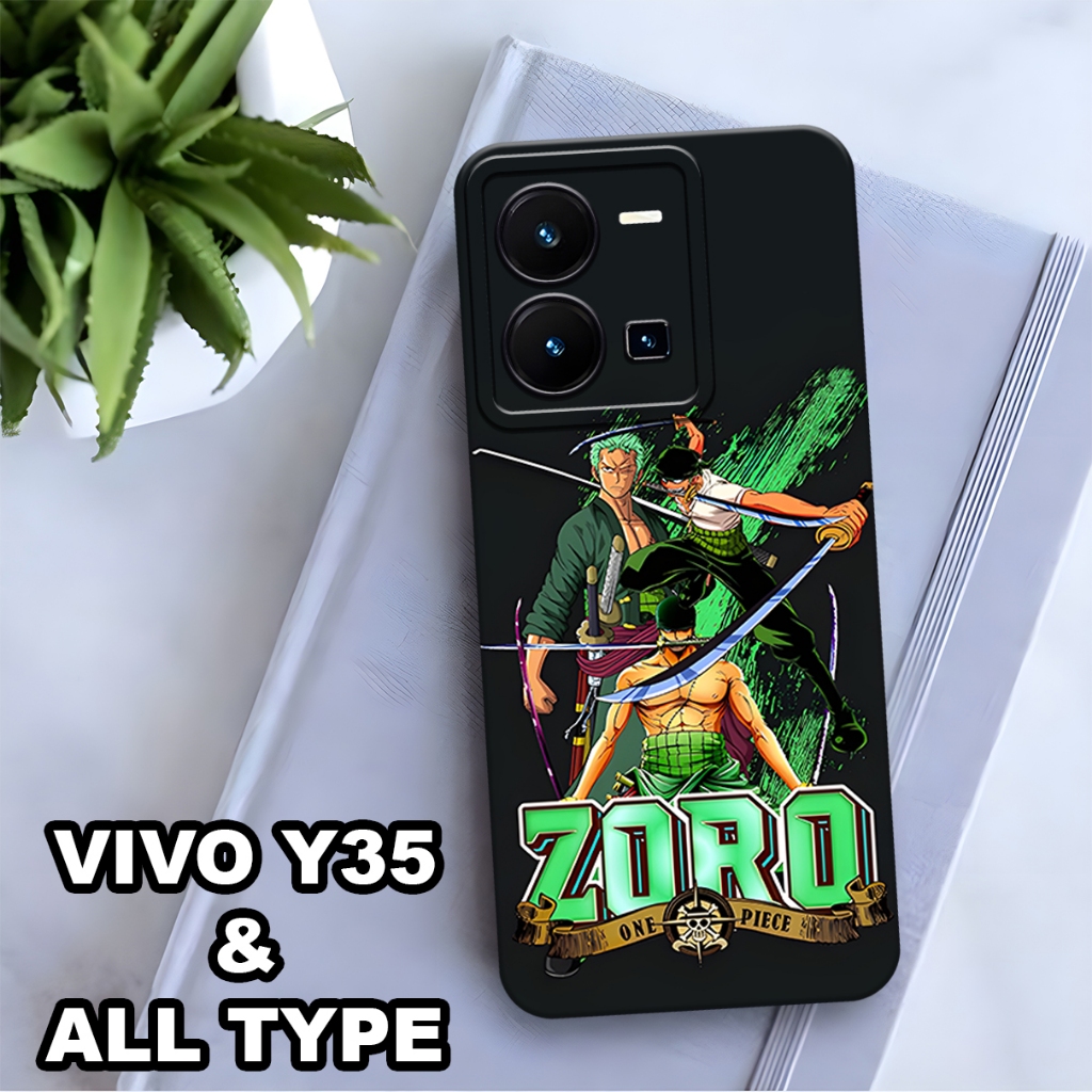 AC8/Softcase Procamera Hp Vivo Y35 แฟชั่นกรณีอะนิเมะ One Piece กรณีวัสดุยาง