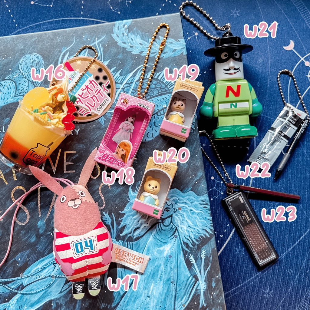 พวงกุญแจ Trinkets ต่างๆ & Gotochi - Sylvanian, Usavich, Anpanman, Licca, Uni-Ball et al