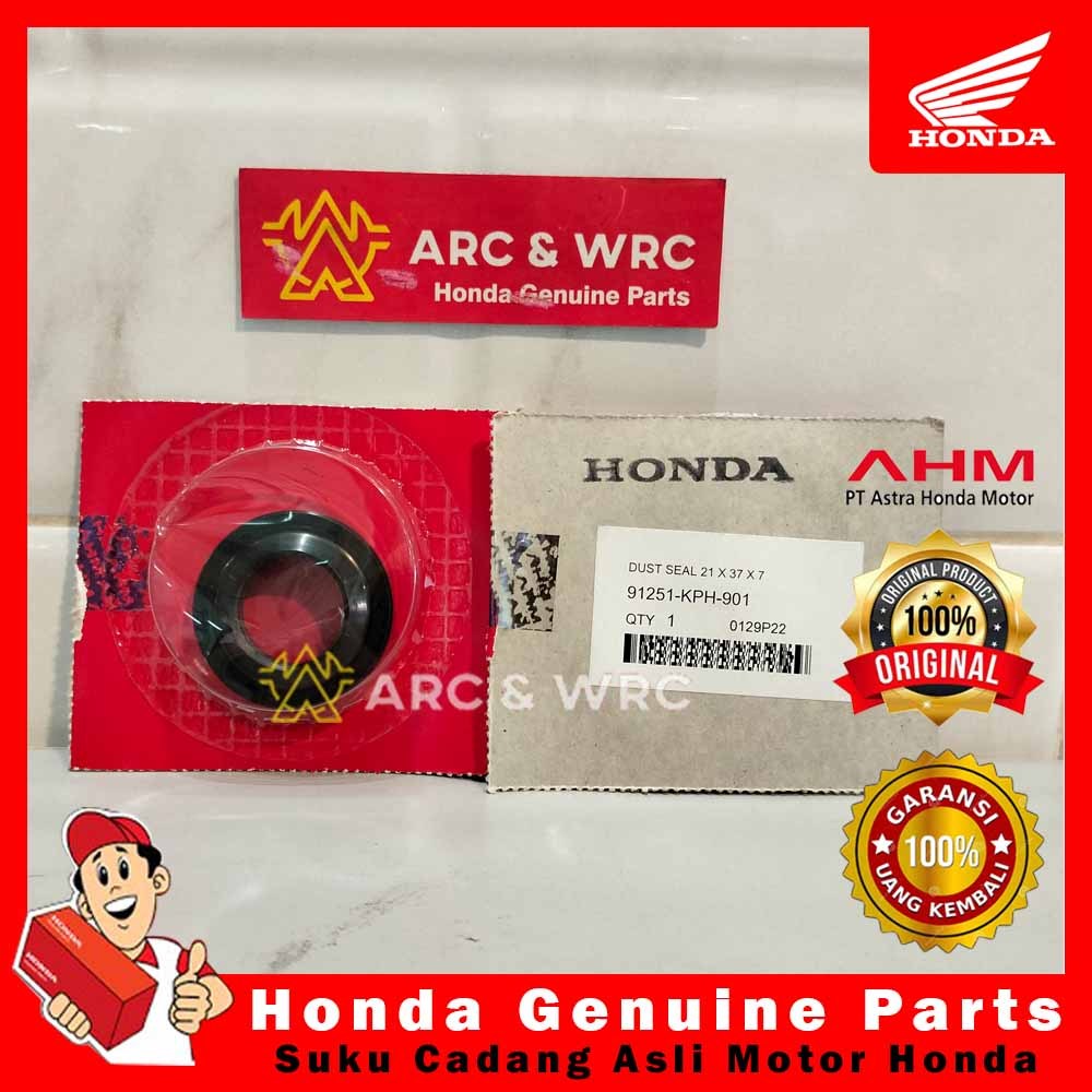 ซีลล้อหน้า 21X37X7 Revo Supra Blade Vario 110 Verza // 91251KPH901