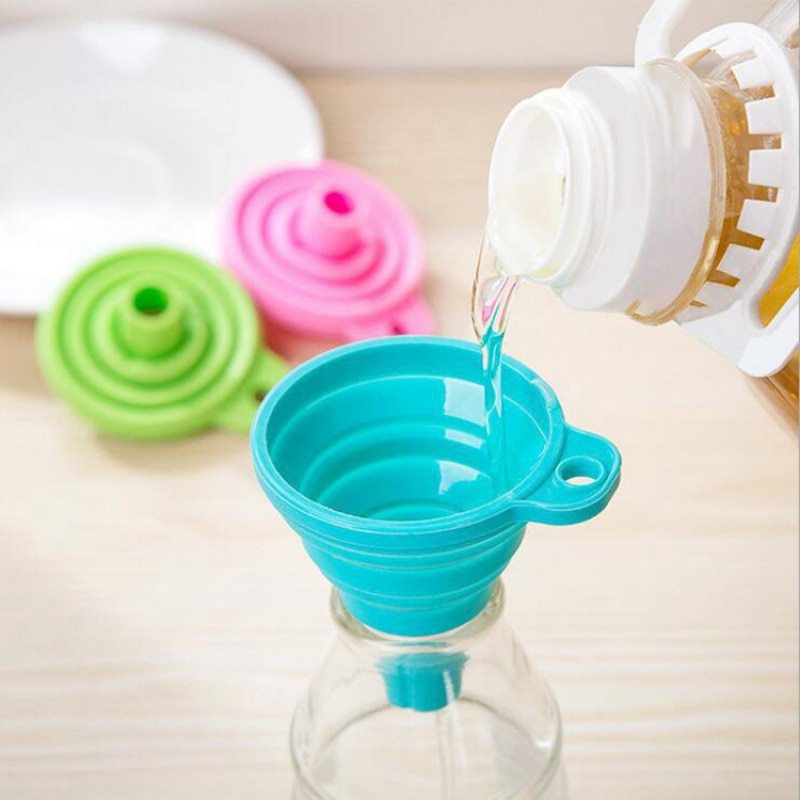 MINI OIL FUNNEL ยางพับได้ FUNNEL ซิลิโคนน้ํา FUNNEL MINI FUNNEL AR01