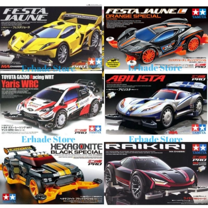 Tamiya Kit MA Chassis - DCR 01 DCR 02 Festa Jaune Abilista Yaris WRC Hexagonalat Raikiri Ignicion Ja