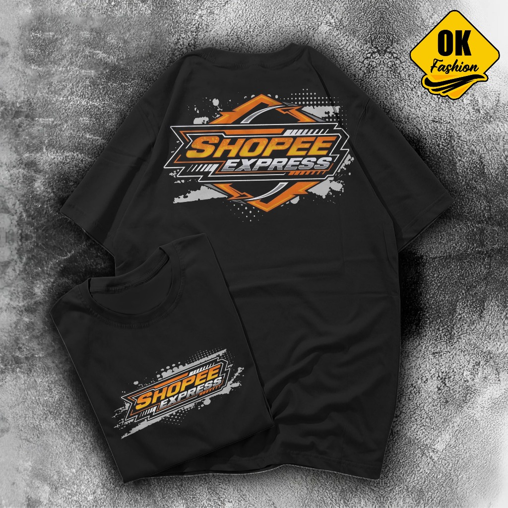 Shoppee Express เสื้อยืด Courier Clothes Expedition Package SPX Sopee Xpress Cotton Combed 30s - Bub