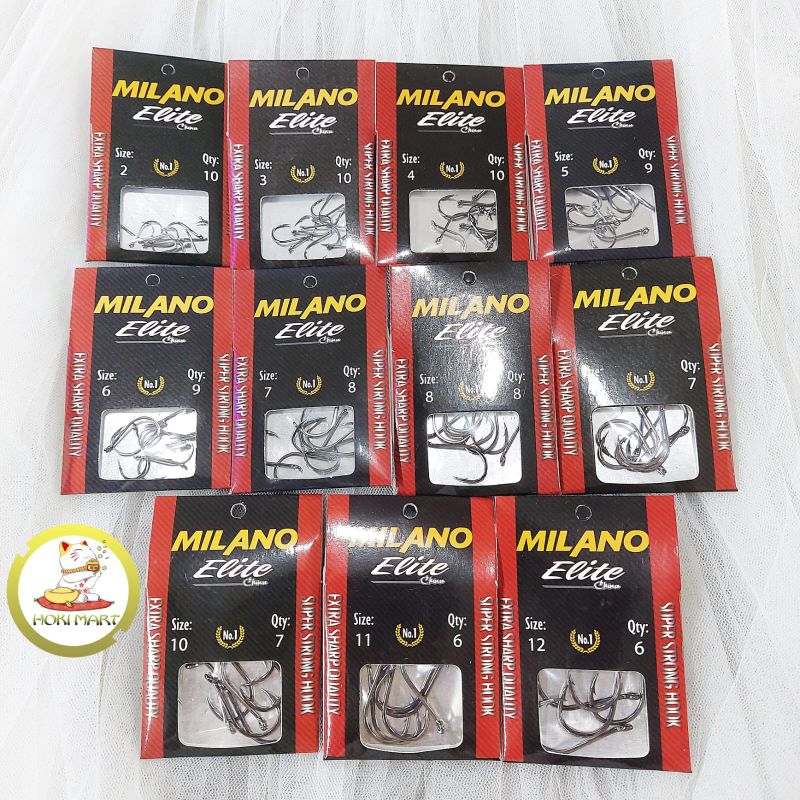 ตะขอ MATA Milano elite chinu 1053 / เบ็ดตกปลา Milano