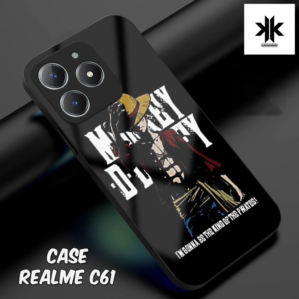 เคส HP KK26 Realme C61 - เคสโทรศัพท์ Realme C61 - Glass Softcase - Glossy Hardcase - เคสโทรศัพท์ - P