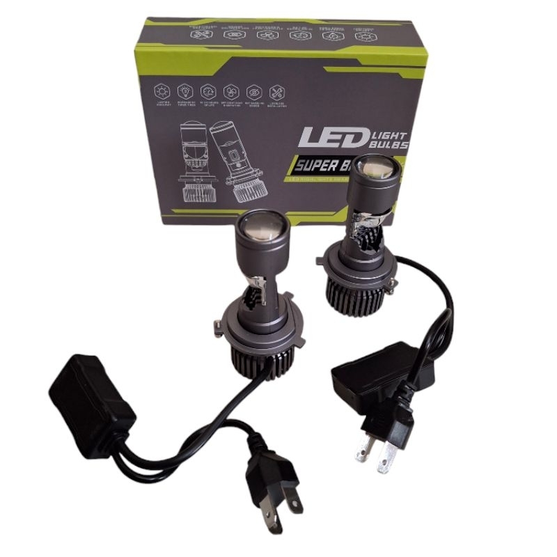 มินิโปรเจคเตอร์โคมไฟ led โปรเจคเตอร์ H4 มินิโปรเจคเตอร์ H4 สว่างมาก 6000K