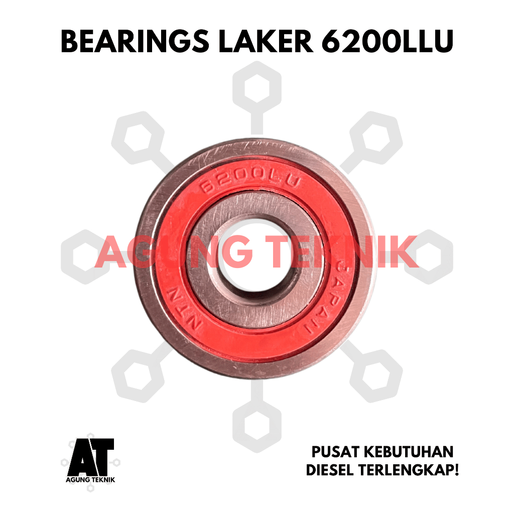 ⁠แบริ่ง Laker 6200LLU 2RS NTN