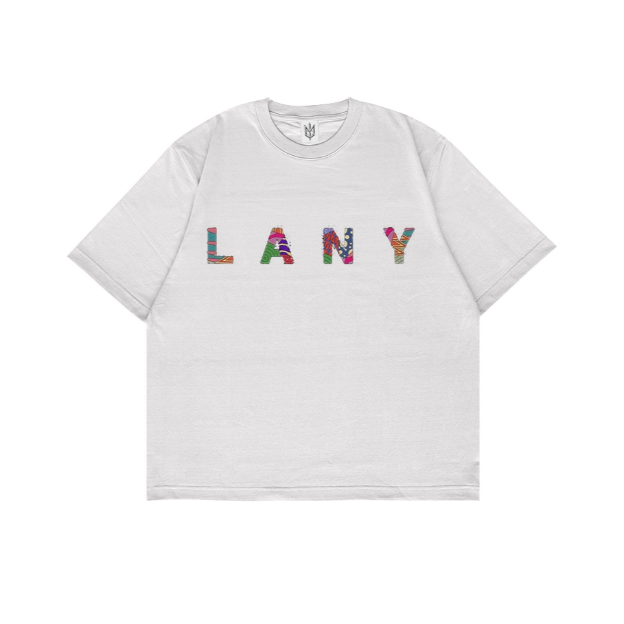 เสื้อยืด LANY FONT 2 | เสื้อยืด OVERSIZE สีขาวสไตล์ Y2K VINTAGE BOOTLEG GRUNGE | ผู้ชาย ผู้หญิง ผู้ใ