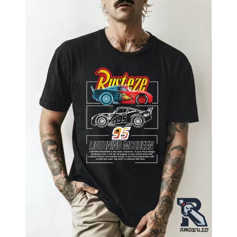 เสื้อยืด Lightning mcqueen