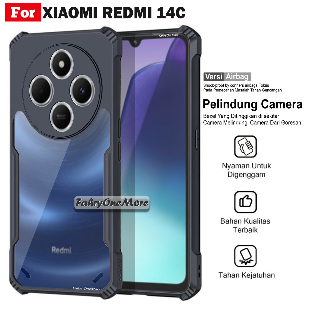 Redmi 14C / Poco C75 4G เคสกันกระแทก Fusion Armor เคสใส