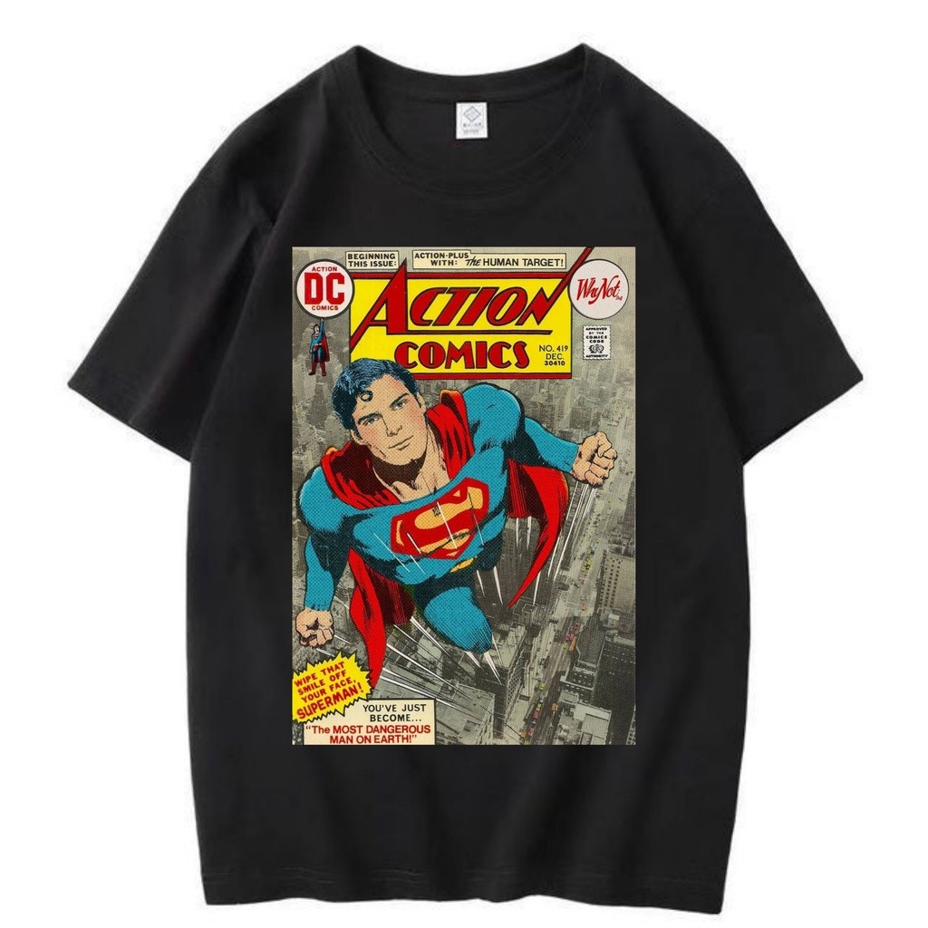 เสื้อยืด SUPERMAN เสื้อยืด DC COMIC FILM SUPERHERO