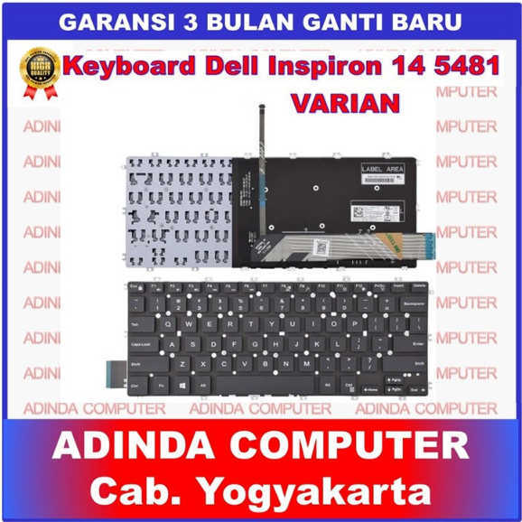 Dell Inspiron 14 5481 Vostro 7580 7586 P76f P77F P91g P92g P93g V5481 V5581 Backlight - สีดํา