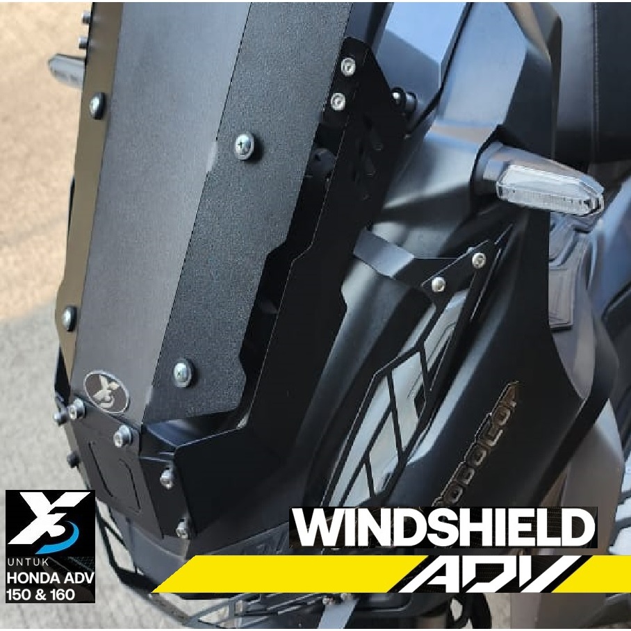 WINDSHIELD / VISOR HONDA ADV 150-160 SPIDER MODEL X3 RACING BRAND