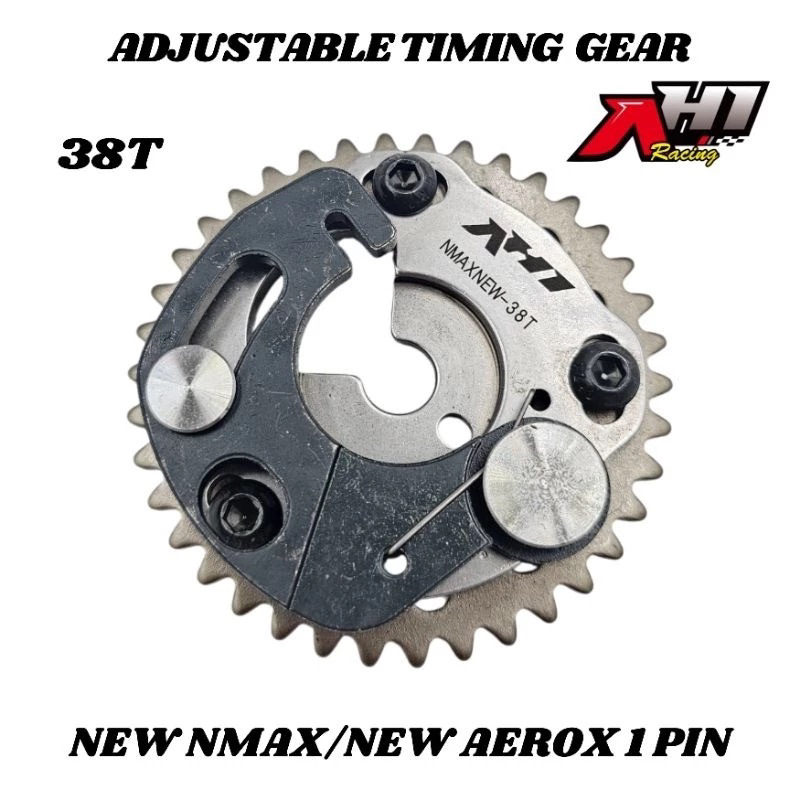 เซนทิริค GEAR TIMING GEAR NMAX NEW AEROX ใหม่ 1 PIN 38T AH1 RACING