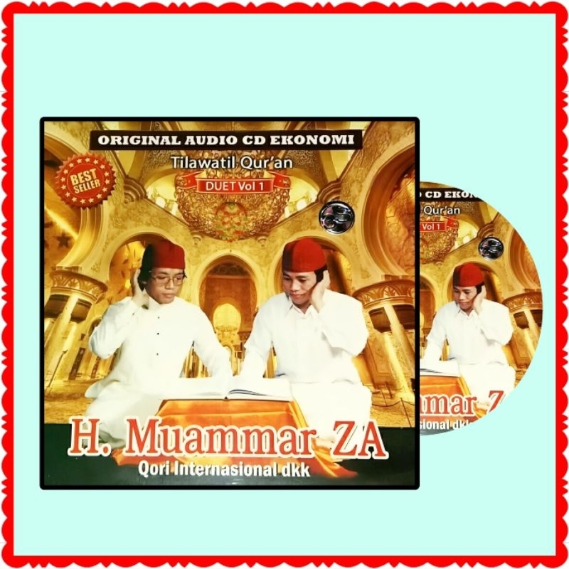 Dvd Tilawatil QURAN CD CASSETTE QORI H MUAMMAR ZA SARITILAWAH-KASET CD TILAAH KH MUAMMAR ZA-KASET NG