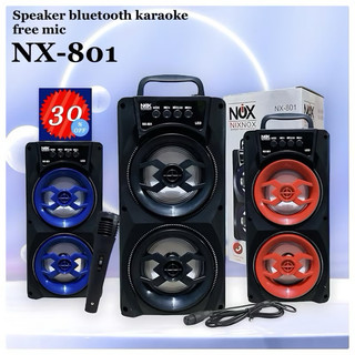SPEAKER BLUETOOTH FULLBASS NIXNOX NX-801 NX-803 Free Mic SPEAKER TERMURAH#speaker#speakerbluetooth#speakermurah