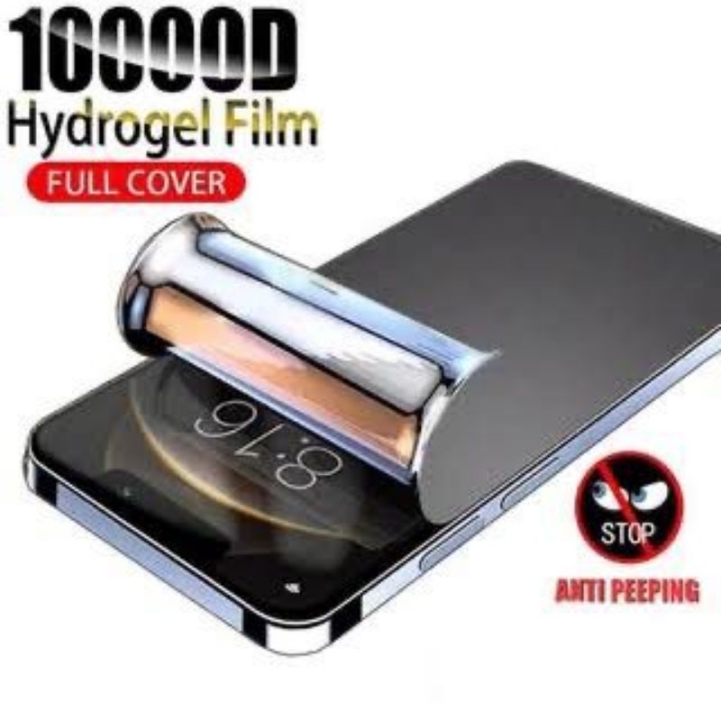 HYDROGEL ANTI SPY SCREEN PROTECTOR VIVO Y36/Y35/Y22/Y21S/Y20/Y12S/Y33S/Y30/Y50/Y12/Y15/Y17/Y19/V20/V