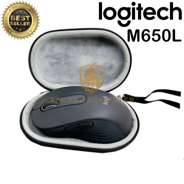 Logitech M650L / M650 กระเป๋าใส่เมาส์ EVA กระเป๋าเก็บเคสแข็งป้องกัน