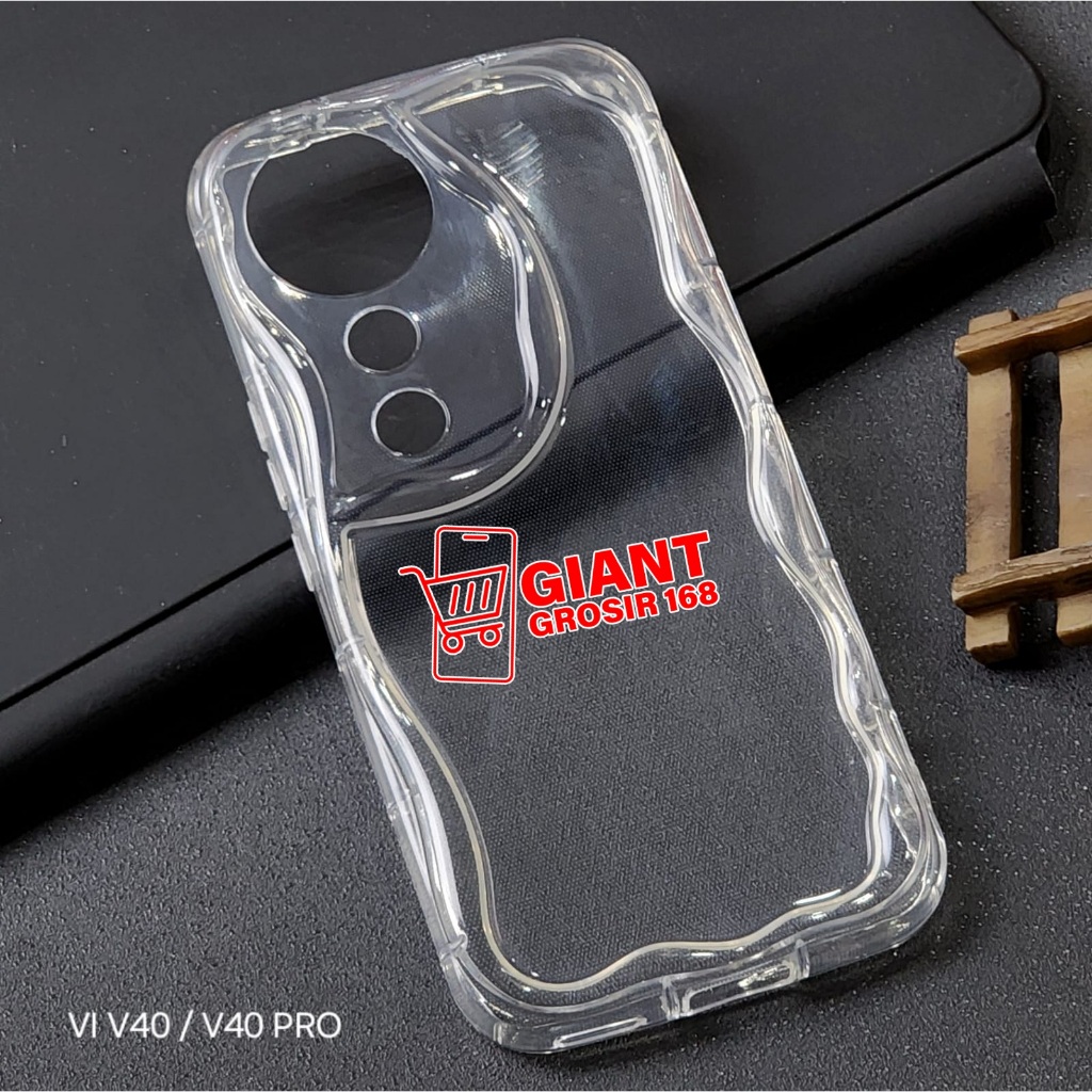 เคส 3D Wave Edge Case Clear Vivo V40 5G Vivo V40 Pro Vivo V29 5G Vivo V29E Vivo V30 5G Vivo V30 Pro 