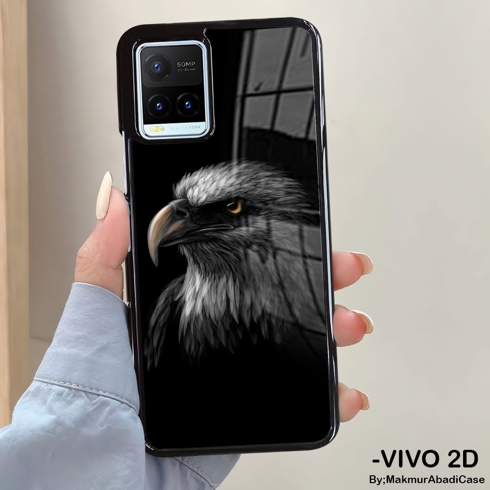 Hardcase Glossy 2D Case Vivo Y21 Y21A Y21S Y21T Y33T Y33S Casing Vivo - Case Animal Motif FULL HD