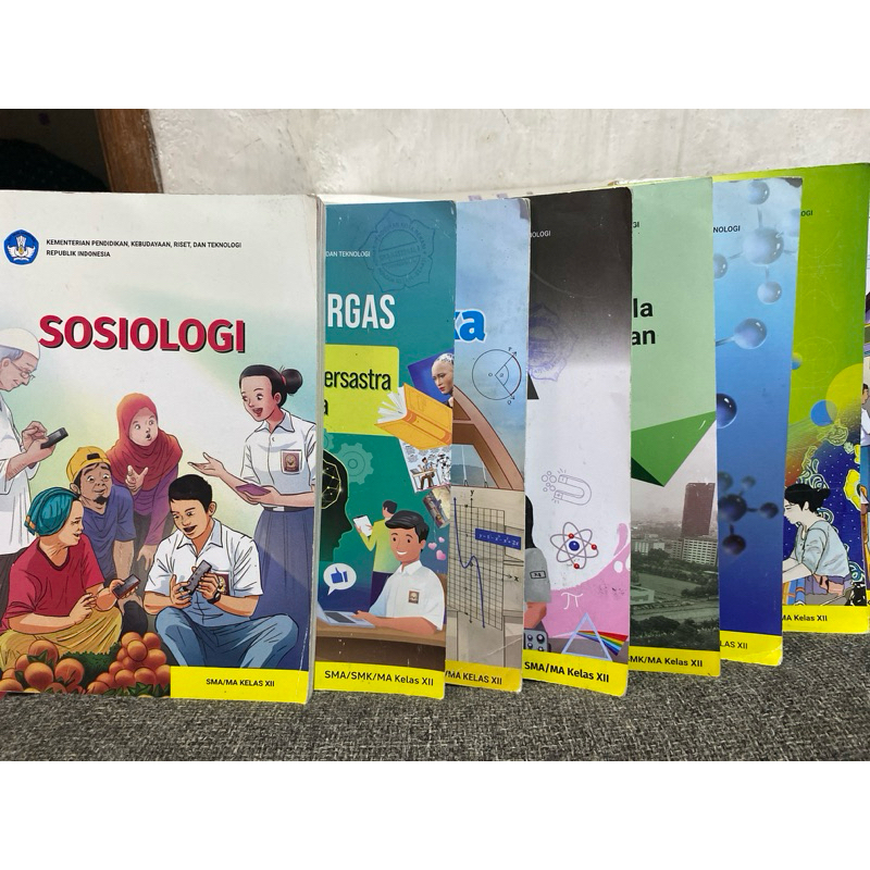 SOCIOLOGY, INDONESIAN, ENGLISH, PHYSICS BOOK (มหัศจรรย์) SECOND
