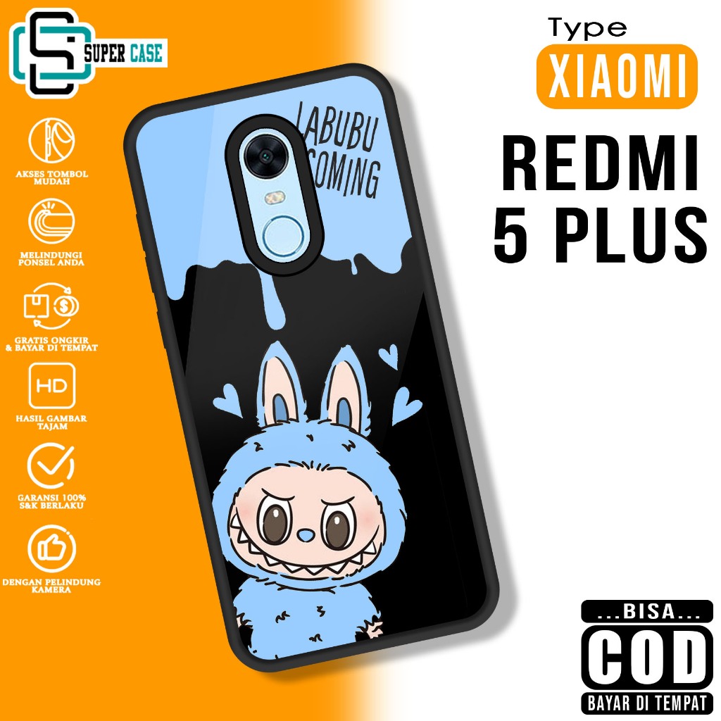 XIAOMI REDMI 5 PLUS SuperCase Motif Case [LBB] ล่าสุด Casing Softcase Hardcase กระจกมัน