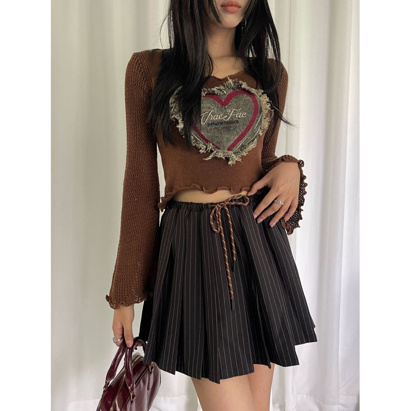 CN600 - 8890 PLEATED PANTS SKIRTนําเข้าจากจีน MINGXI