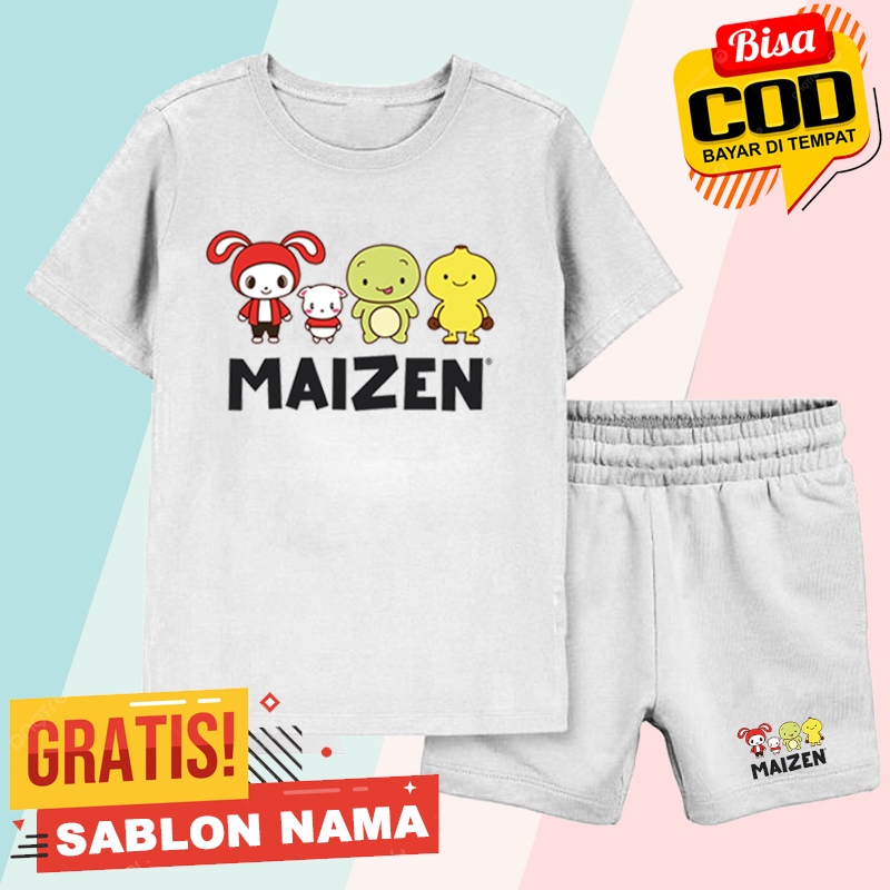 MAIZEN JJ MIKEY MAIZEN FAMILY CHARACTER CHILDRENS ชุดเสื้อยืด