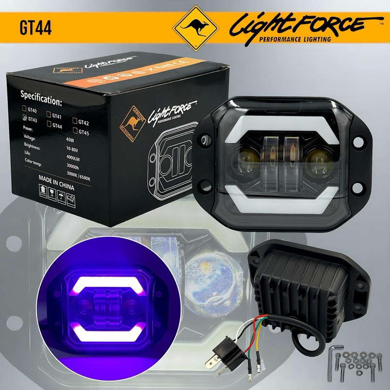 ไฟหน้า LED/ฝาครอบไฟ Daymeker 2 LENS/3 LENS สว่างมาก KLX/CRF/WRR ราคา ถูกที่สุด ดีลบีเคเค แกลเลอรีภาพที่ 5