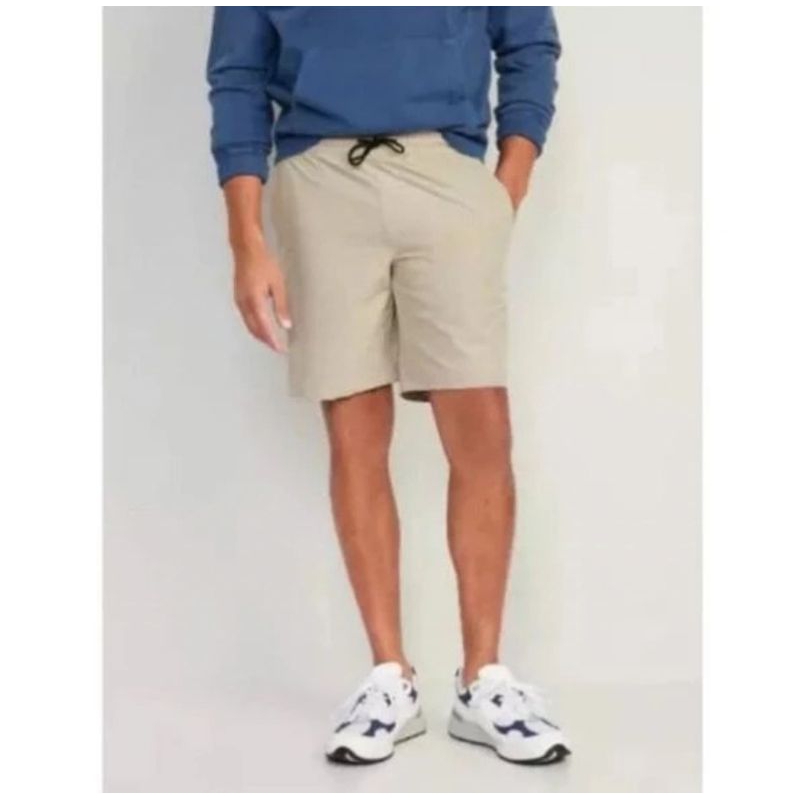 ON Stretch Tech Jogger Shorts Stone Throw Original Mens Shorts