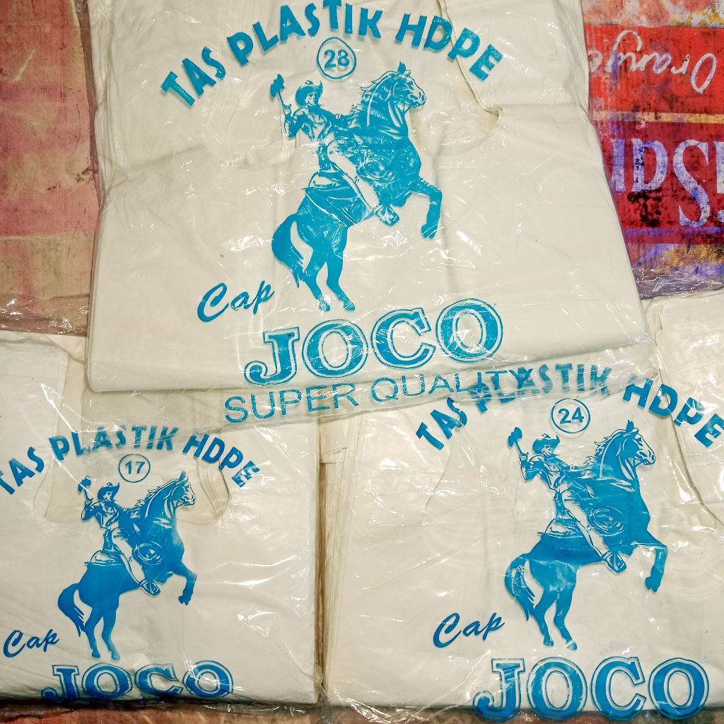 JOCO CAP ถุงพลาสติก HDPE สีขาว