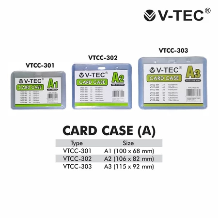ป้ายชื่อ / ID Card Case V-TEC VTCC A1 ~ A2 ~ A3